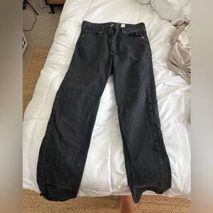 H&M high waisted straight jeans